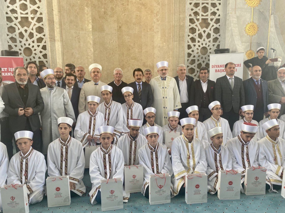 55 hafız için icazet merasimi