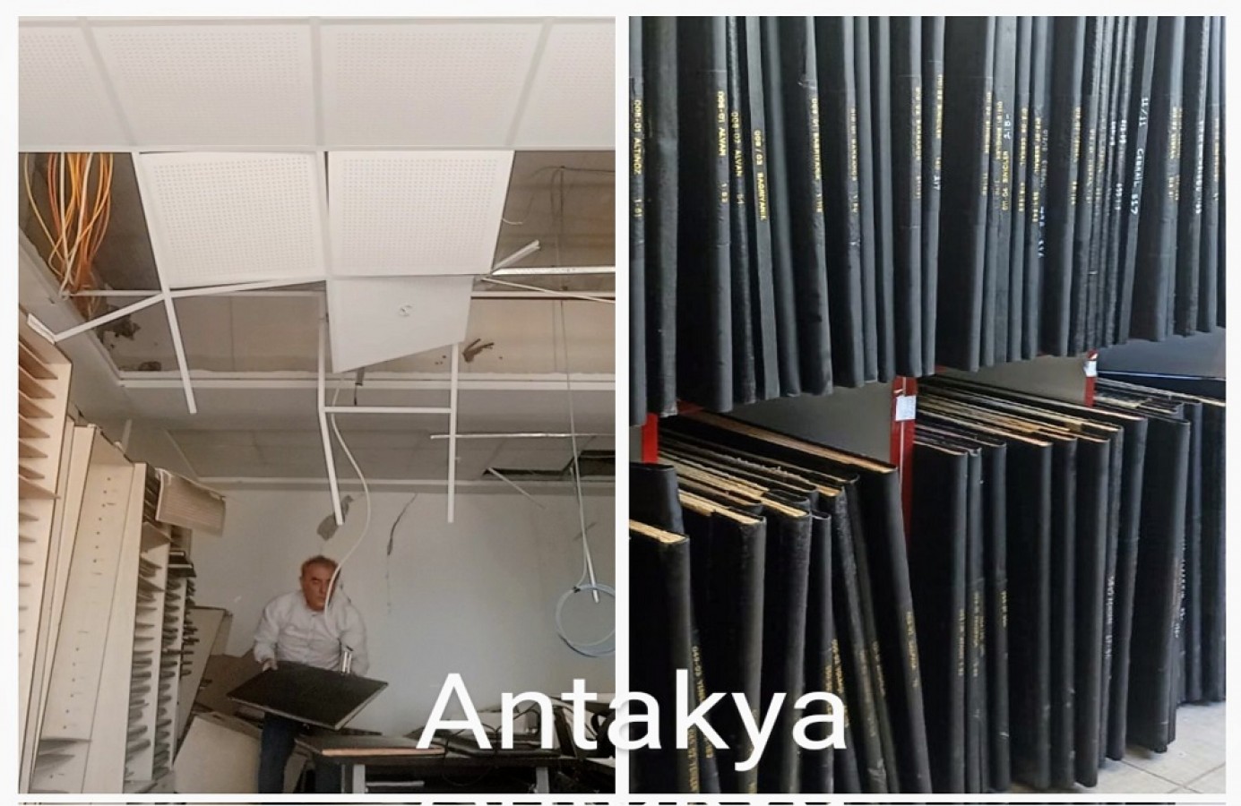 Nüfus kütükleri enkazdan kurtarıldı;