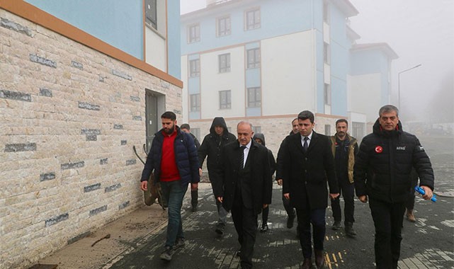 Vali Erol, afet konutlarını inceledi: ''70 aileye konut hakkı tanındı''