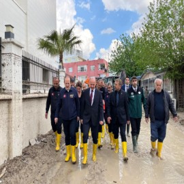 AFAD Başkanı Pehlivan selin yaşandığı Kadirli’de!