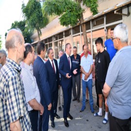 6 muhtarın sorun ve taleplerini dinledi