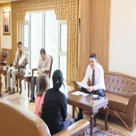 Kaymakam Şahin, vatandaşın derdini dinledi