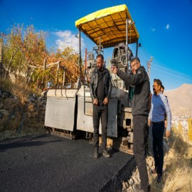 Vali Çelik, yol çalışmaları için talimat verdi