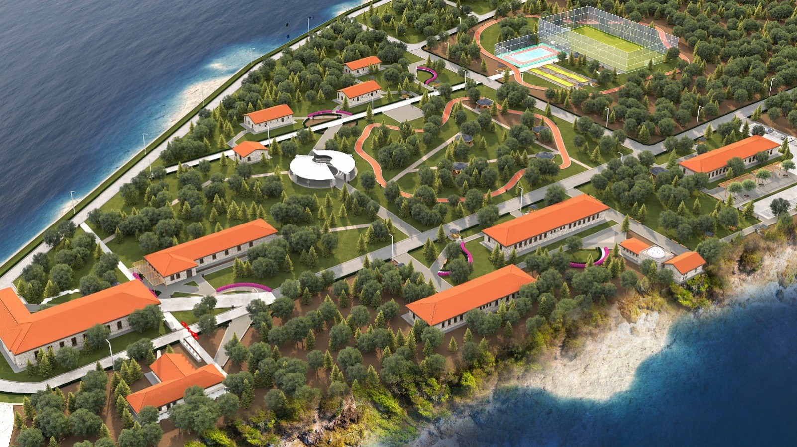 Van Gölü kıyısına gençlik kampı yapılıyor;