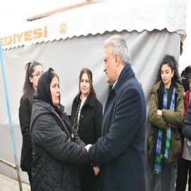 Merhum Kaymakam Coşkun'un ailesine sabırlar diledi
