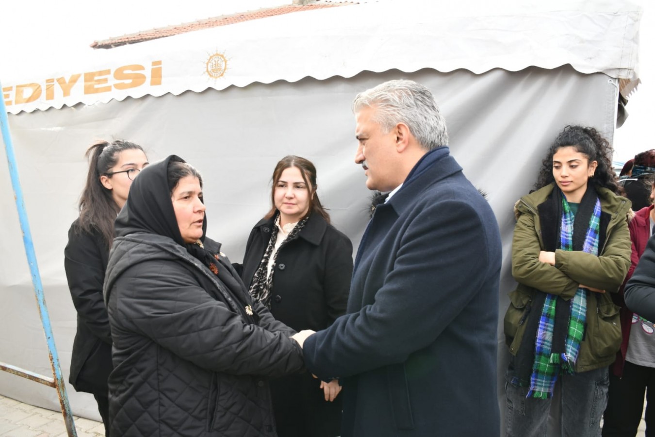 Merhum Kaymakam Coşkun'un ailesine sabırlar diledi
