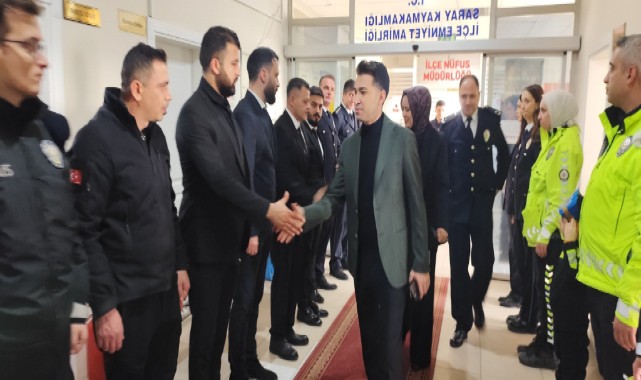 Kaymakam Kurt’tan emniyet teşkilatına anlamlı ziyaret!