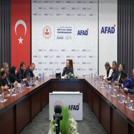 Deprem bölgesindeki durum masaya yatırıldı