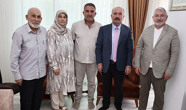 Vali Çalgan'dan 15 Temmuz kahramanlarına ziyaret;