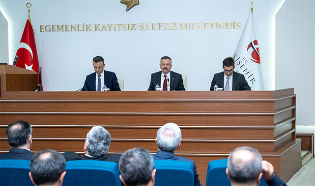 Eskişehir'i kalkındıracak projeler masaya yatırıldı;