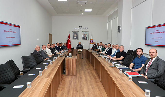 Ordu'nun en büyük yatırımı Şehir Hastanesi için çalışmalar tam gaz devam ediyor;