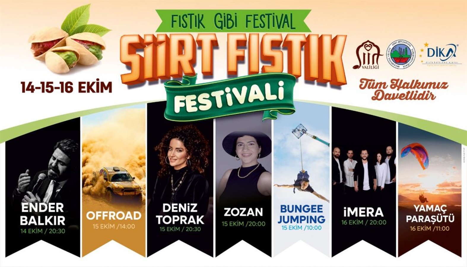 Siirt’te fıstık gibi festival;