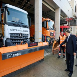 "Siirt'te güvenli bir kış sezonu için tüm birimlerimizle sahadayız"