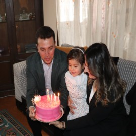 Minik Songül’e doğum günü sürprizi