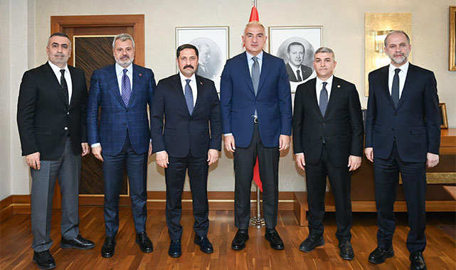 Vali Masatlı'dan Kültür ve Turizm Bakanı Mehmet Nuri Ersoy’a ziyaret