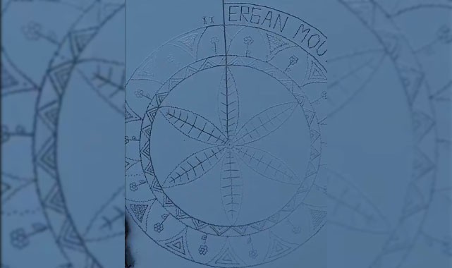 Ergan Dağı, büyüleyici sanat eserine ev sahipliği yapıyor: Karlar eriyene kadar herkes görebilecek!