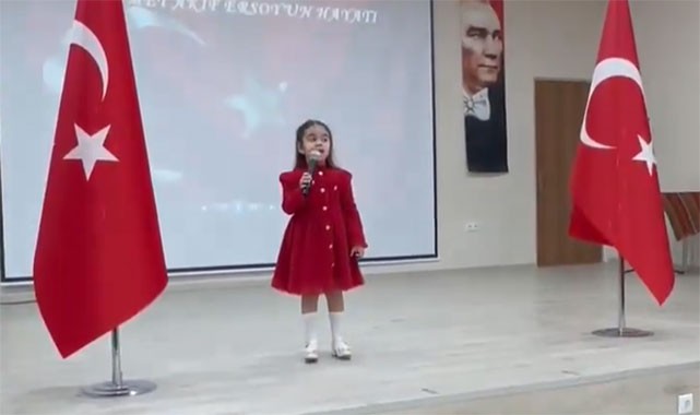 Kaymakam Taşkın'ın 4 yaşındaki kızından ''maşallah'' dedirten performans!