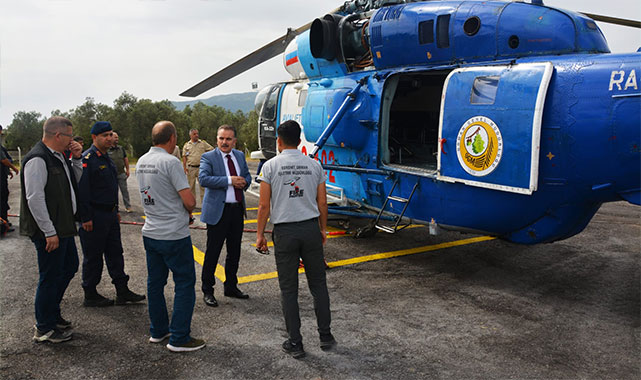 Balıkesir'de Kazdağları için önlem alındı: Yeni helikopter olası yangınlar için hazır!;