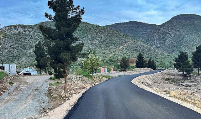 Batman'da karakol yolu yenilendi, ulaşım güvence altına alındı;