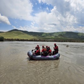 Aras Nehri’nde kaybolan vatandaş için seferberlik