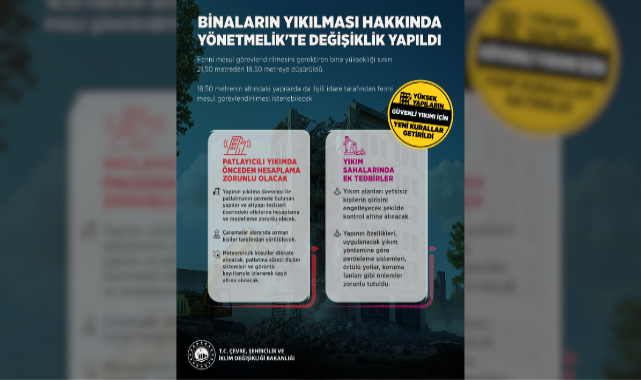 Binaların yıkımında yeni dönem başladı!