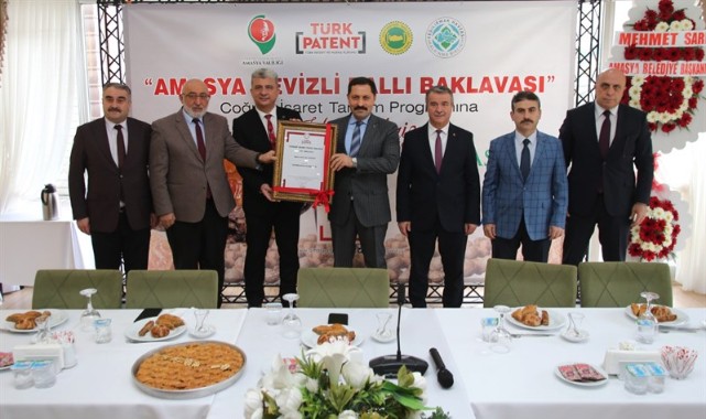 Amasya Cevizli Ballı Baklavası’na coğrafi işaret
