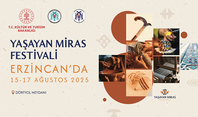 Erzincan Yaşayan Miras Festivali sanatçıları bir araya getirecek;