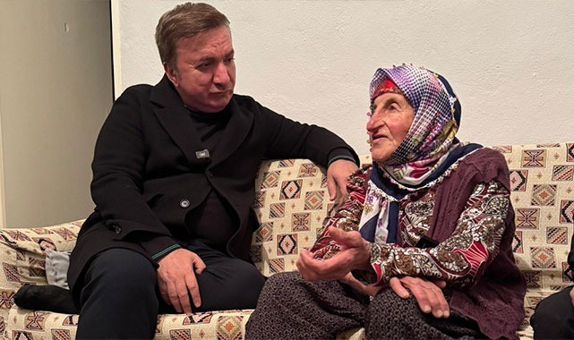 Vali Aydoğdu, Dilber nineye konteyner sözü verdi