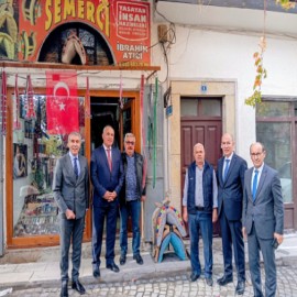 Mülki amirler, Tarihi Beypazarı Çarşısı’nı gezdi