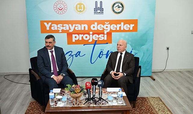 Erzurum'da 'Yaşayan Değerler' için örnek proje