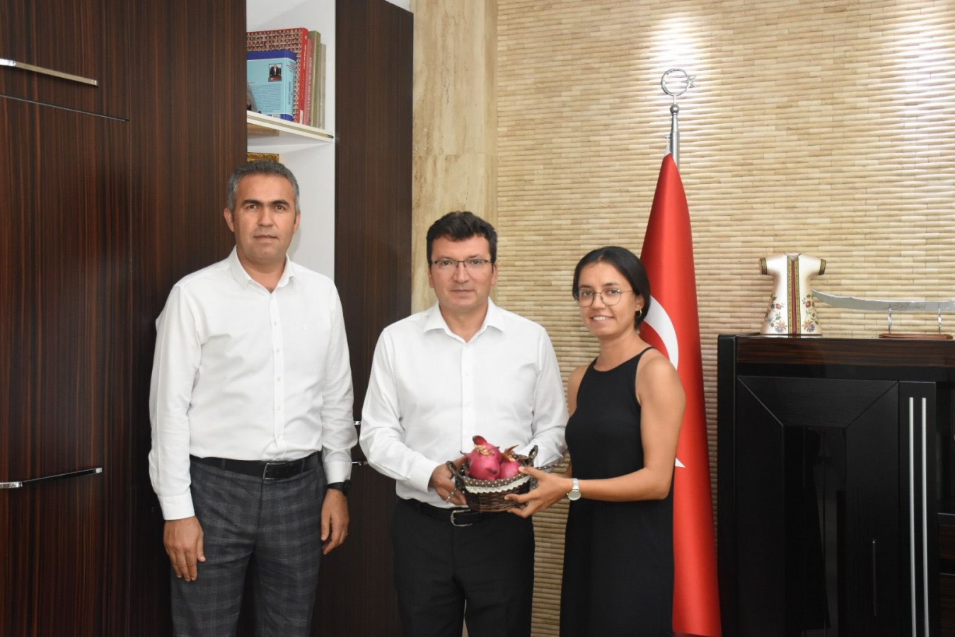Üreticilerden ‘pitayanın babası'na teşekkür ziyareti;