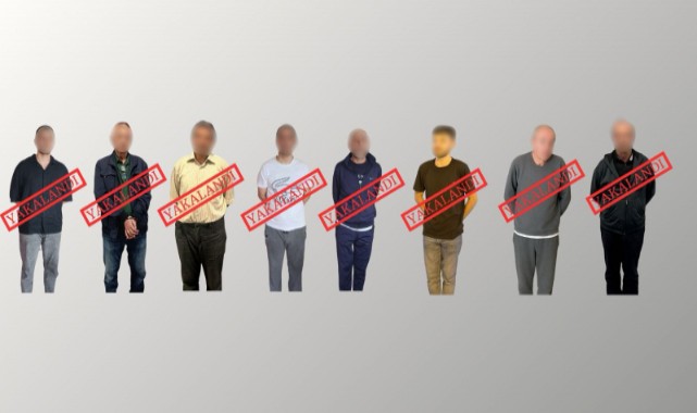 Türkiye'nin peşinde olduğu 8 kişi yakalandı