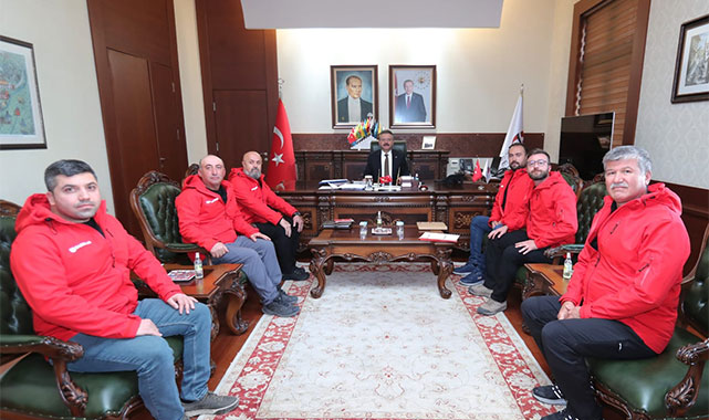 Sivil Arama Kurtarma Derneğinden Vali Aksoy'a ziyaret: ''Vatandaşlarımızın can güvenliği için büyük önem taşıyor''
