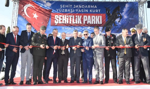 Antalyalı şehitlerin isimleri Şehitlik Parkı’nda yaşayacak
