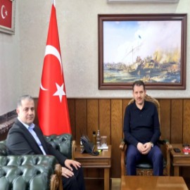 MİA Haber İmtiyaz Sahibi Aksan'dan, Salih Ayhan'a ziyaret