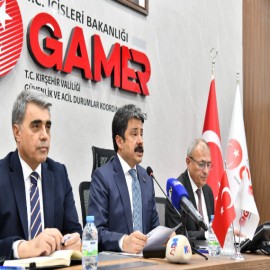 Validen, Kırşehir'deki projelere yakın takip