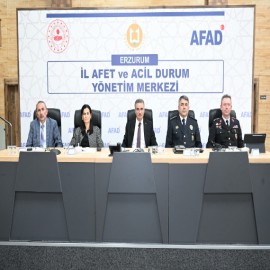 Erzurum’da sokak hayvanları ve vatandaş güvenliği için koordinasyon zirvesi