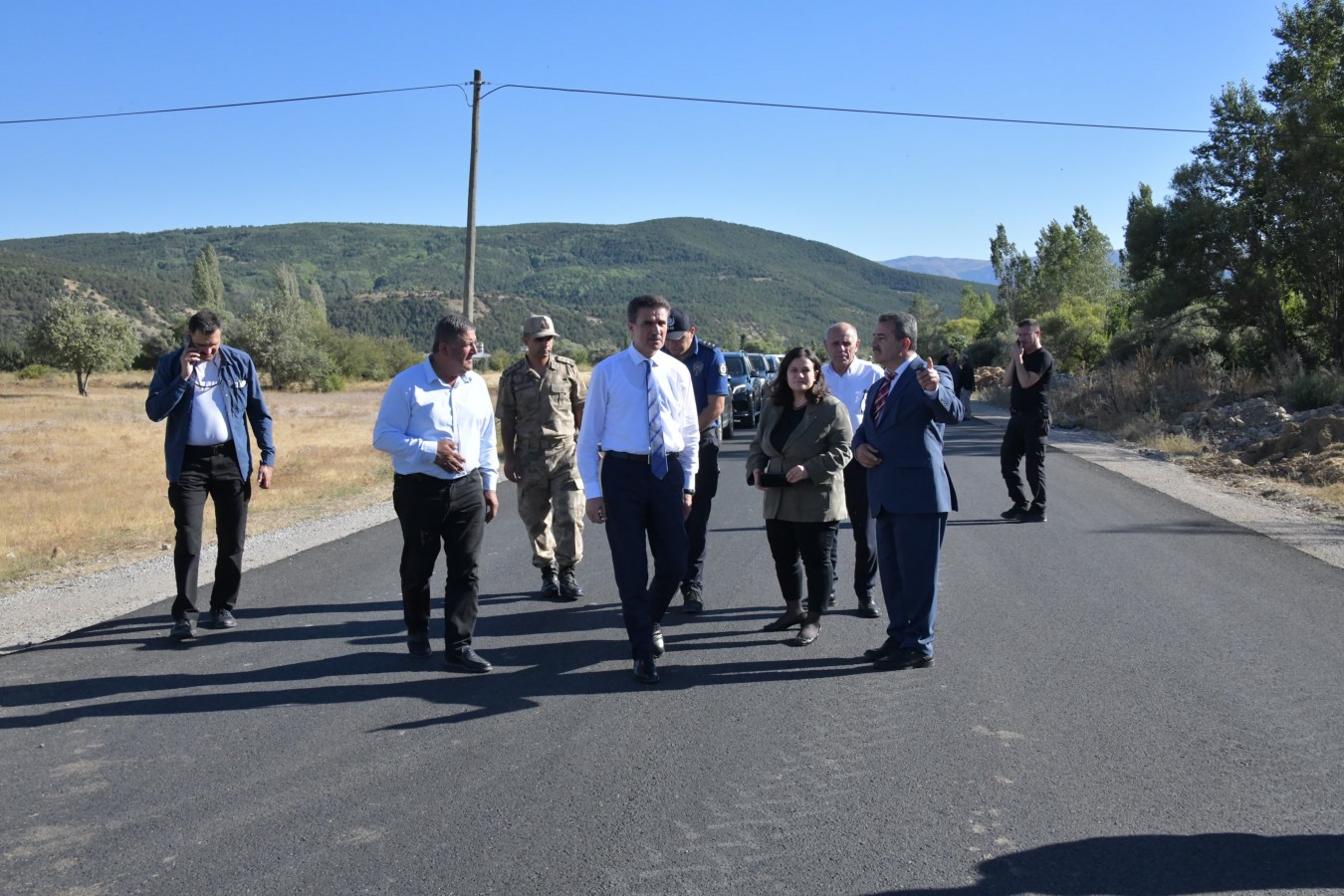 Gümüşhane'de kırsala altyapı yatırımı;