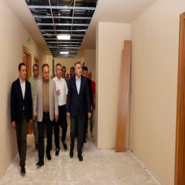 Mersin Valisi Toros, Toros Devlet Hastanesi’ndeki yenilikleri inceledi