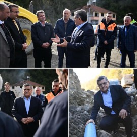 Selin bozduğu köy yolları yenileniyor