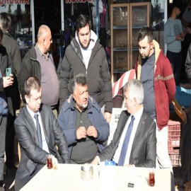 Esnafın ihtiyaç ve önerilerini dinledi