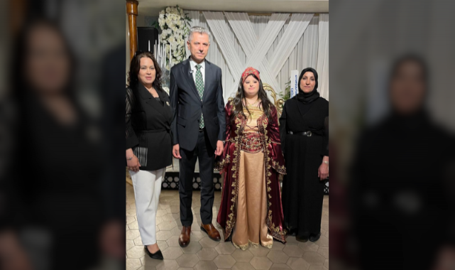 Kaymakam Yurt’un desteğiyle down sendromlu Berfin’in kına ve düğün hayali gerçek oldu