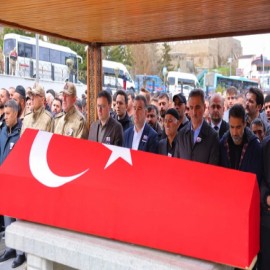 Jandarma Uzman Çavuş Türkoğlu Erzurum’da defnedildi