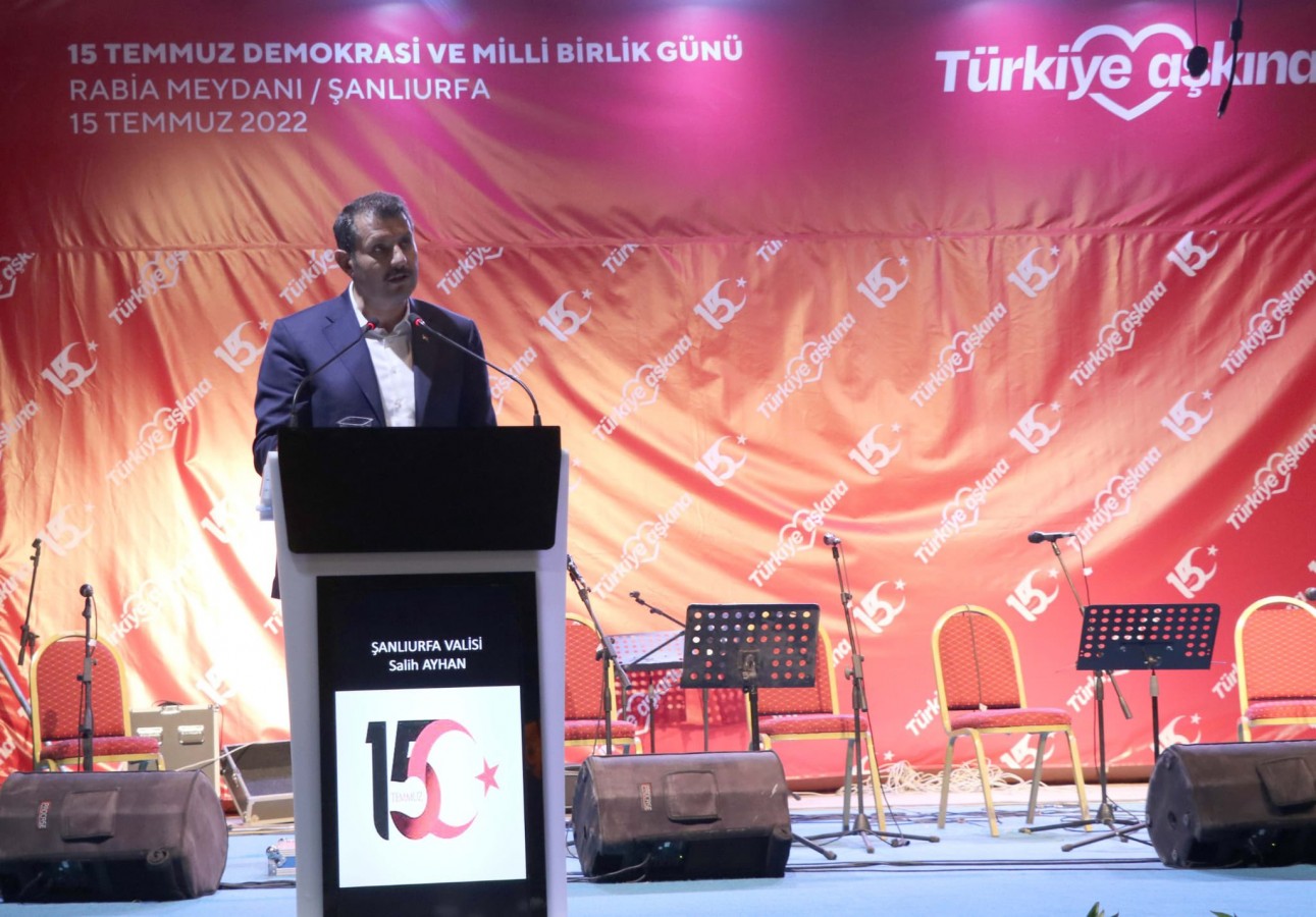 Şanı büyük Şanlıurfa'da '15 Temmuz Demokrasi ve Milli Birlik Günü'