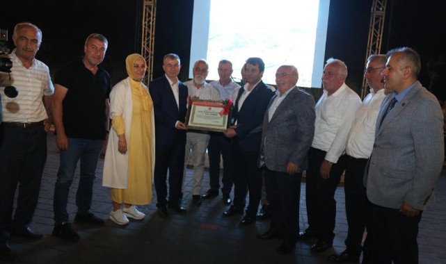 Fahri Hemşehrilik Beratı ile uğurlandı