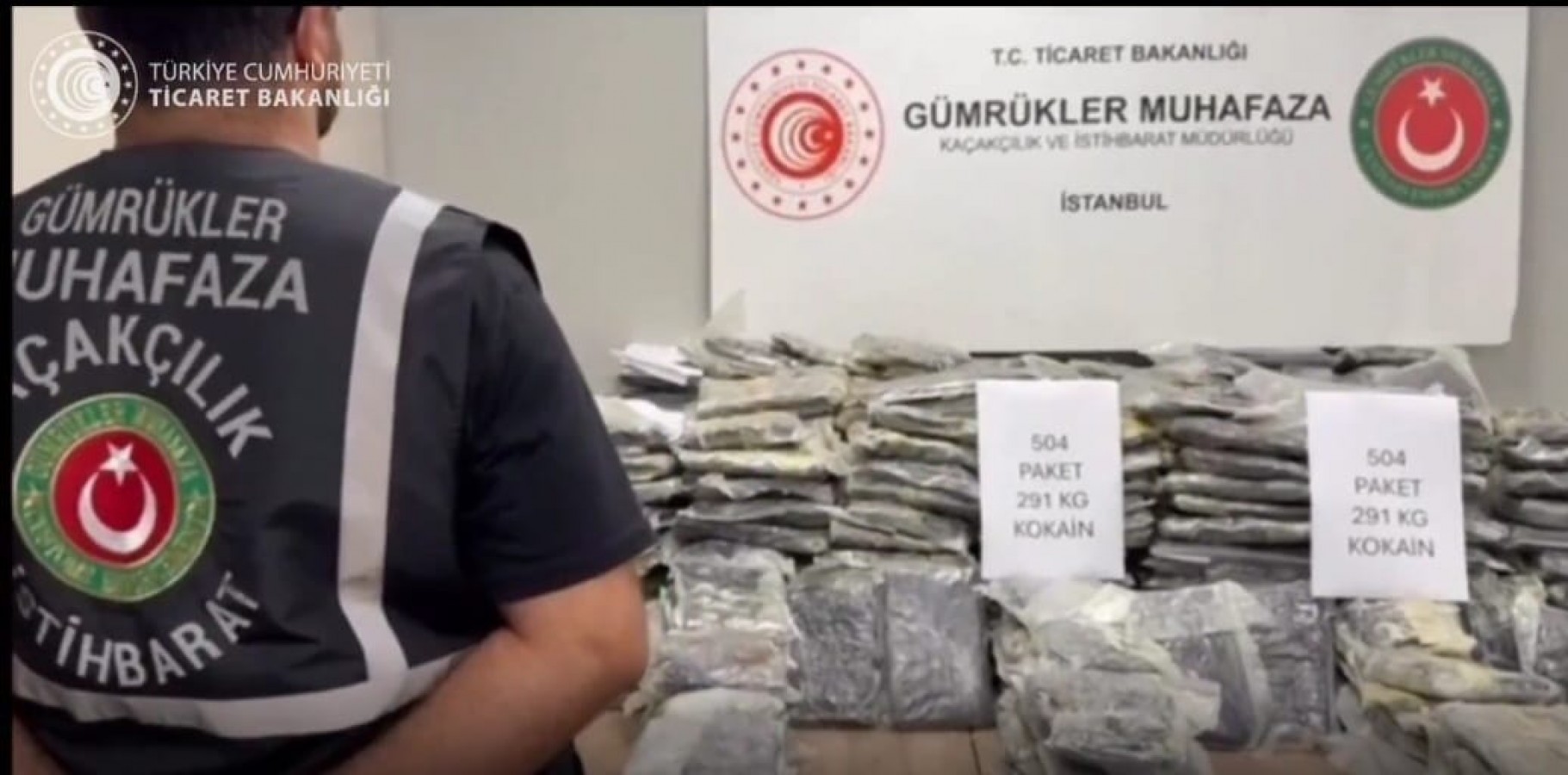 310 kilo esrar ile 291 kilo kokain ele geçirildi;