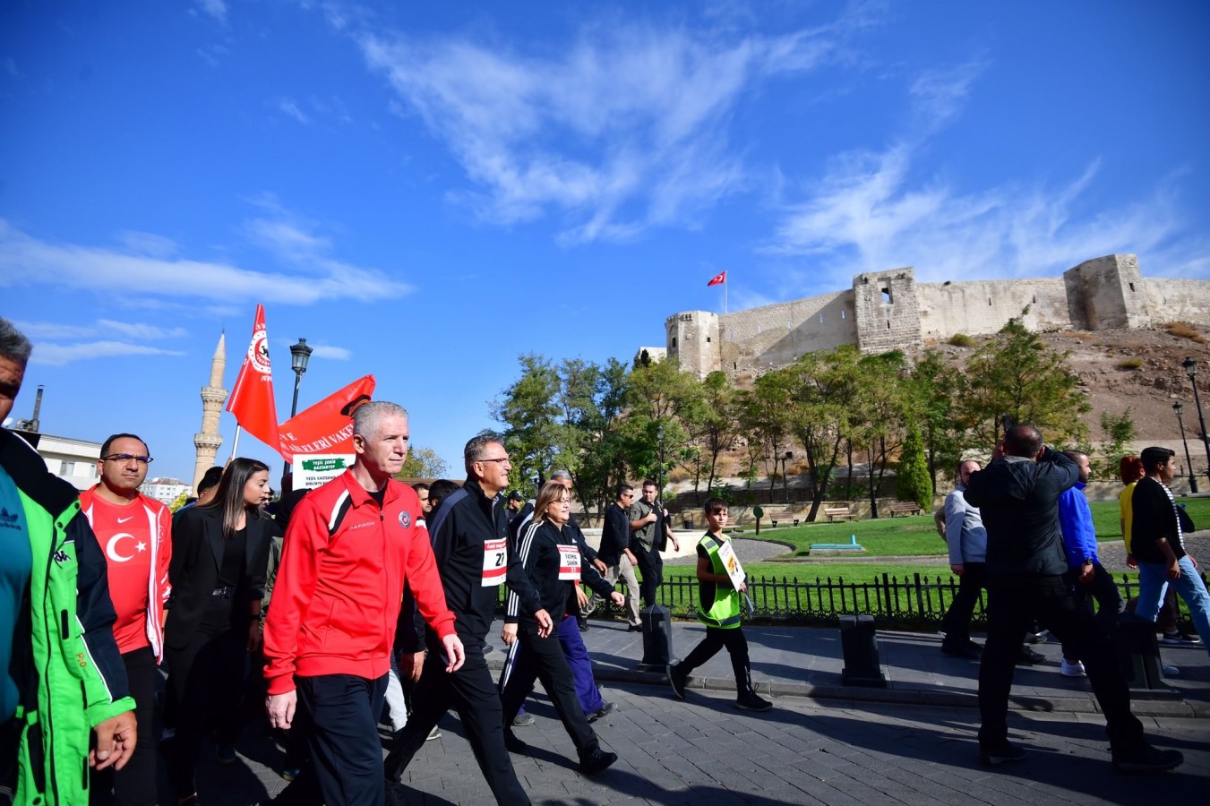 ‘Gazi Yarı Maratonu’ sessiz koşuldu