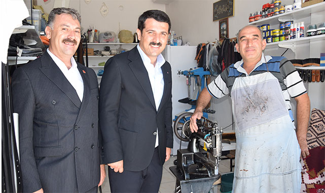 Kaymakam Öztürk esnafın taleplerini tek tek dinledi: Sizler bu ilçenin yaşayan kalbisiniz;