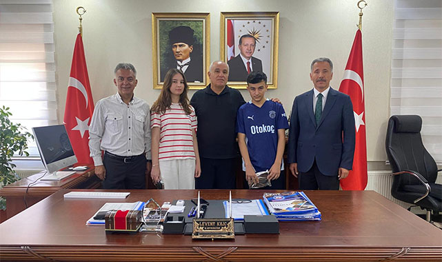 Kaymakam Kılıç, LGS birincilerini ağırladı;