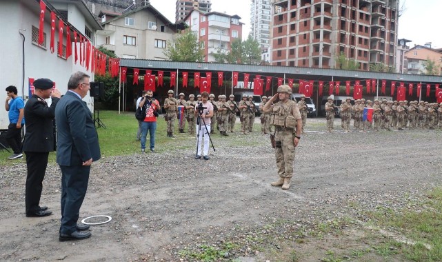 Komandolar Fatsa’dan dualarla Suriye’ye uğurlandı
